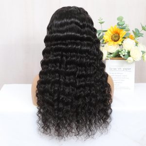 Wig Deep Wave 13*4 Lace Frontal Transparent HD